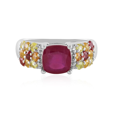 Madagaskar-Rubin-Silberring