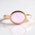 Anello in argento con Morganite del Madagascar