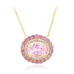 Collana in argento con Kunzite