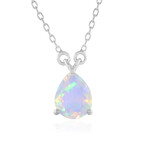 Welo Opal Silver Necklace