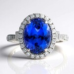 Anillo en oro con Tanzanita AAA (CIRARI)