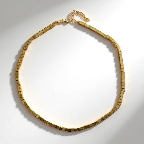 Collana in argento con Ematite Dorata