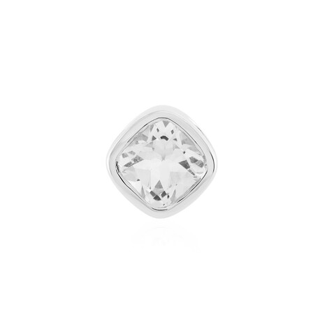 White Topaz Silver Pendant (MONOSONO COLLECTION)