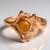 Bague en argent et Agate orange