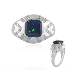 Anillo en plata con Ópalo de Mezezo (de Melo)