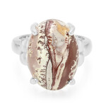 Anello in argento con Diaspro Dentritico Sonora