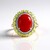 Anello in argento con Corniola (Adela Silber)