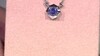 Collier en argent et Tanzanite (de Melo)