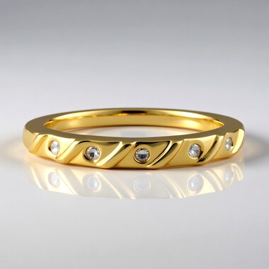 Bague en argent et Diamant I2 (I)