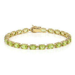 Zilveren armband met peridoots