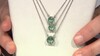 Collar en plata con Fluorita verde