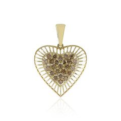 Ciondolo in oro con Diamante Champagne I2 (Ornaments by de Melo)