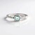 Anello in argento con Smeraldo Color Paraiba