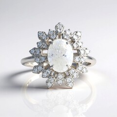 Bague en argent et Zircon (Adela Silber)