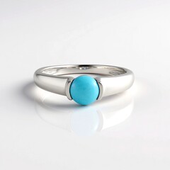 Anello in argento con Turchese Sleeping Beauty (Faszination Türkis)