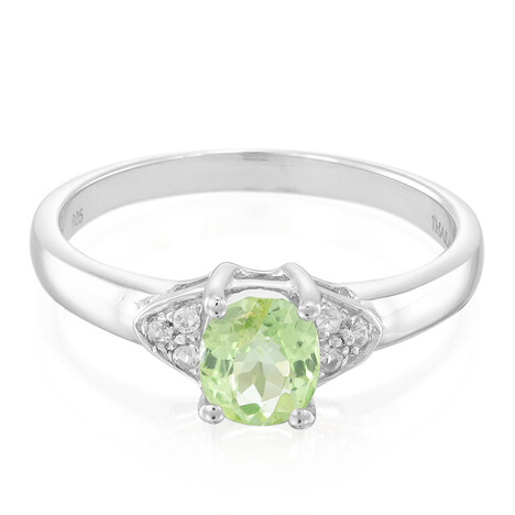 Anillo en plata con Turmalina Paraíba