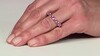 Anillo en oro con Zafiro rosa Tulear (de Melo Gold)