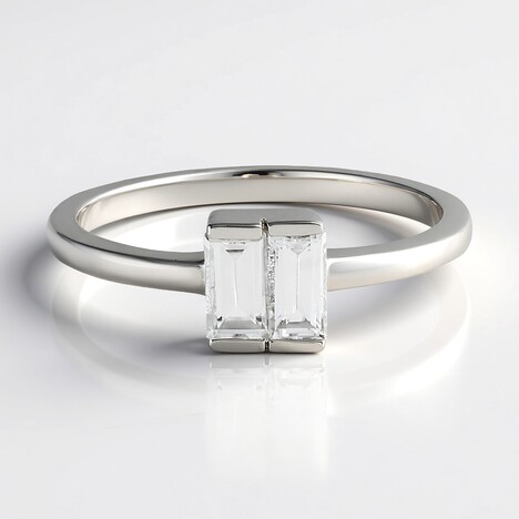 Anello in argento con Zircone