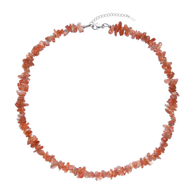 Collier en argent et Pierre du Soleil