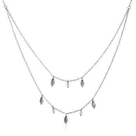 Süßwasserzuchtperlen-Silbercollier (Joias do Paraíso)