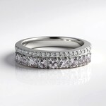 Anello in argento con Topazio Rosa Ouro Preto