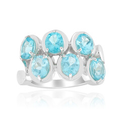 Anillo en plata con Apatita azul (Pallanova)