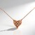 Collier en or et Diamant rose de France SI1 d'Argyle  (Annette)