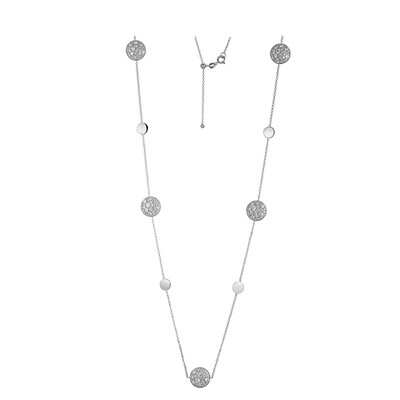 Collier en argent et Zircon (Adela Silber)