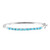 Sleeping Beauty Turquoise Silver Bangle (Faszination Türkis)