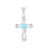 Pendentif en argent et Turquoise