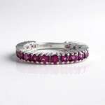Anello in argento con Rodolite