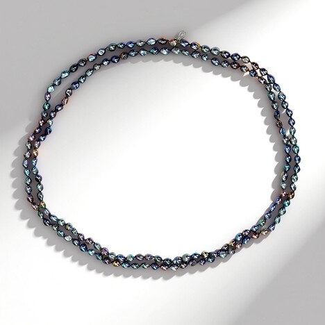 Collana in argento con Perla Mistica d'Acqua Dolce (TPC)