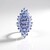 Anello in argento con Tanzanite