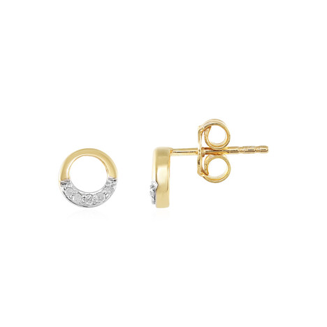 I2 (I) Diamant-Silberohrringe