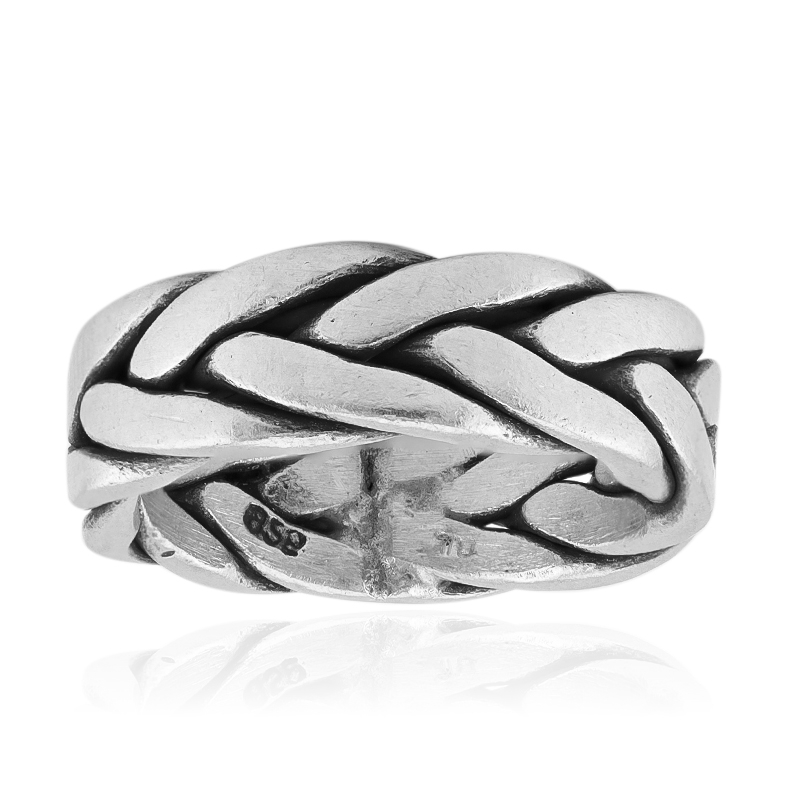 Braided Sterling Silver Ring