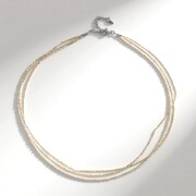 Collar en plata con Topacio blanco