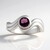 Anello in argento con Granato Roshoite (Pallanova)