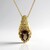 Collana in argento con Quarzo Fumè
