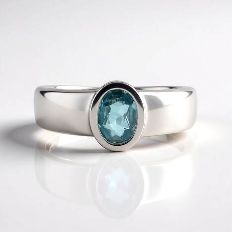 Anello in argento con Zircone Ratanakiri