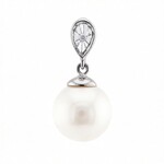 9K White Freshwater Pearl Gold Pendant (TPC)