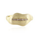 Anello in argento con Diamante Champagne I2