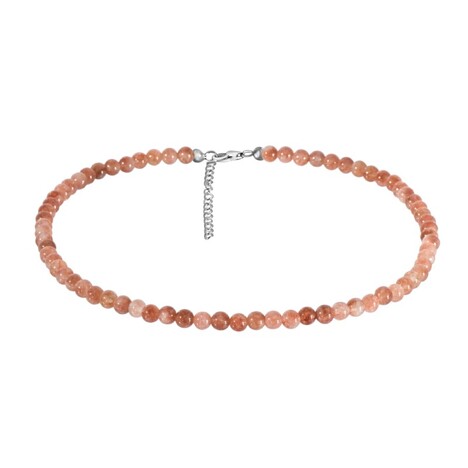 Collier en argent et Pierre du Soleil
