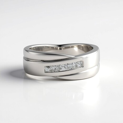 Anello in argento con Zircone