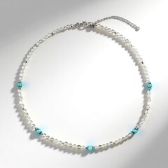 Collana in argento con Larimar