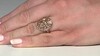 Gouden ring met een SI1 Argyle Rose De France Diamant (Annette)