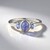 Anello in argento con Tanzanite