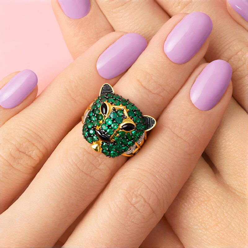 Edelstein-Silberring (Gems en Vogue)