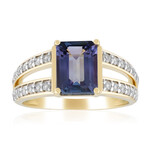 Anello in oro con Tanzanite Viola Non Riscaldata