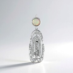 Ciondolo in argento con Opale di Welo (MONOSONO COLLECTION)