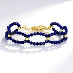 Bracciale in argento con Lapislazzuli (Riya)